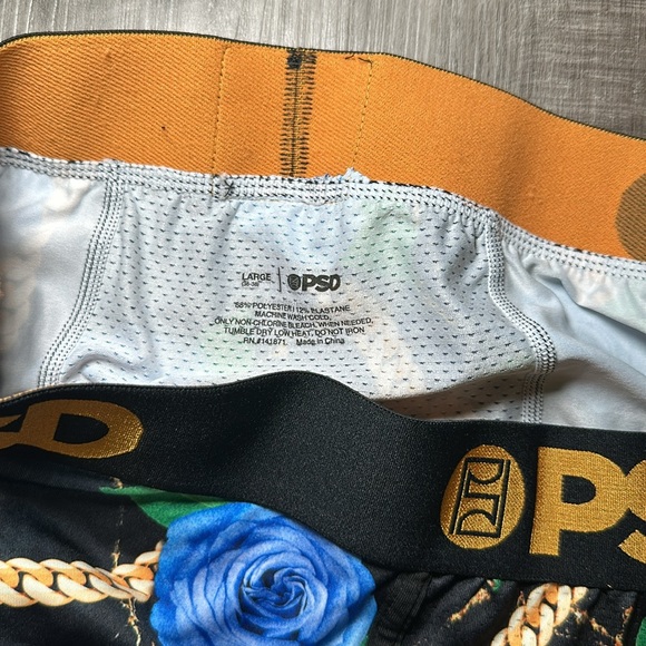 PSD Chained Blue Garden Boxer Brief - Large - Picture 3 of 3